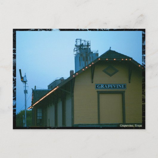 Postkarte für Grapevine Depot (Vorderseite)