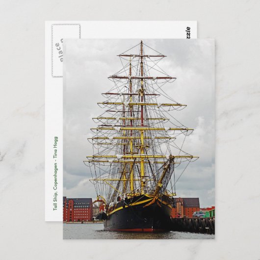 Postkarte für große Schiffe (Vorne/Hinten)