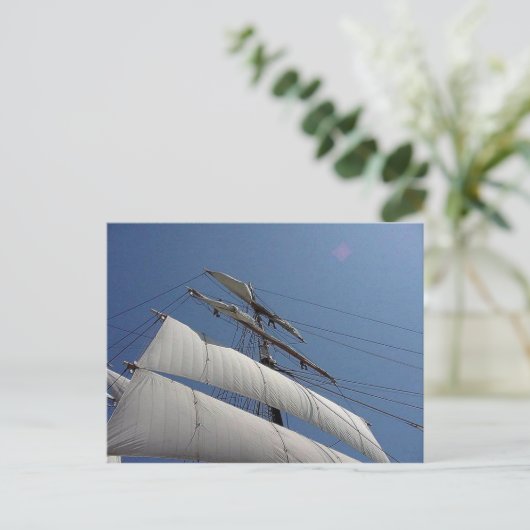 Postkarte für große Segel (Stehend Vorderseite)
