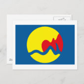 Postkarte für Großzügigkeitsflaggen (Vorne/Hinten)