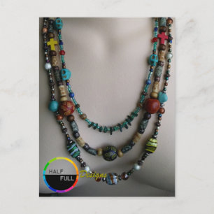 Postkarte für halb volle Designs