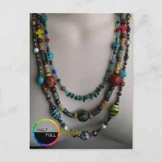 Postkarte für halb volle Designs