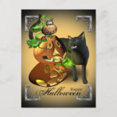 Postkarte für Halloween-Spiele (Vorderseite)