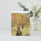 Postkarte für Herbst (Stehend Vorderseite)