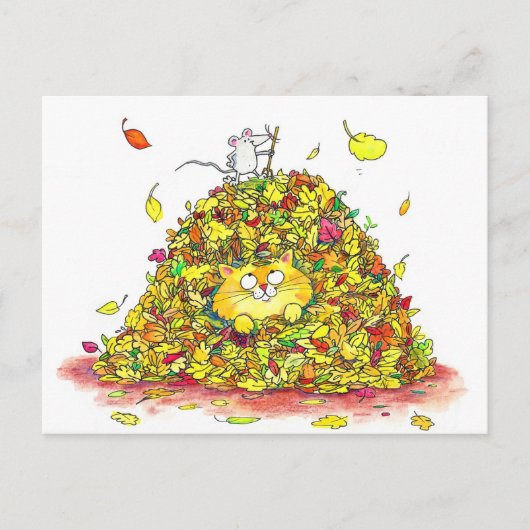 Postkarte für Herbstausgänge (Vorderseite)