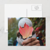 Postkarte für Herbstleaf (Vorne/Hinten)