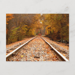 Postkarte für Herbstspuren