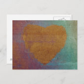 Postkarte für Herzausdrucke (Vorne/Hinten)