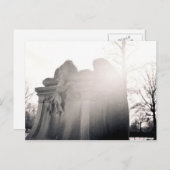 Postkarte für himmlischen weinenden Engel (Vorne/Hinten)