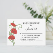 Postkarte für Hochzeitstichtag (Stehend Vorderseite)