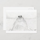 Postkarte für Hühnchen (Vorne/Hinten)