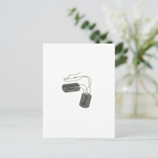 Postkarte für Hunde (Stehend Vorderseite)