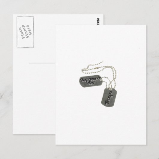 Postkarte für Hunde (Vorne/Hinten)