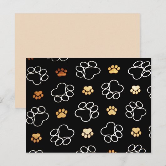 Postkarte für Hunde (Vorne/Hinten)