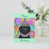 Postkarte für Hunde aus Neufundland (Stehend Vorderseite)