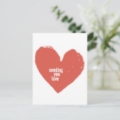 Postkarte für Ihre Liebe senden (Stehend Vorderseite)