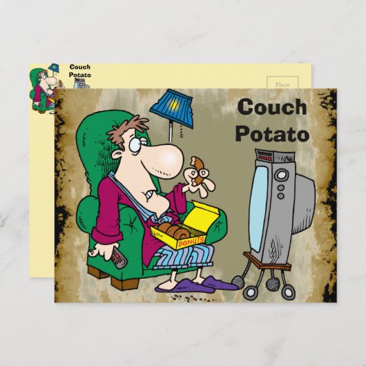 Postkarte für inaktive Weber (Vorne/Hinten)