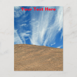 Postkarte für individuell anpassbare Atacama Wolke