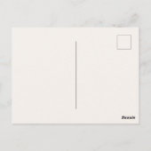 Postkarte für individuelles Angebot - Schreiben Si (Rückseite)