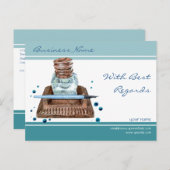 Postkarte für Inkwell Best Regards (Vorne/Hinten)