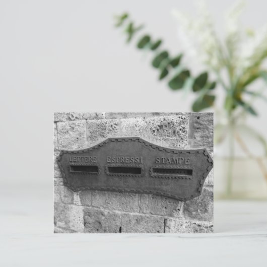 Postkarte für italienische Postboxen (Stehend Vorderseite)