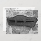 Postkarte für italienische Postboxen (Vorne/Hinten)