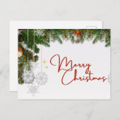 Postkarte für jährliche Feiertage (Vorne/Hinten)