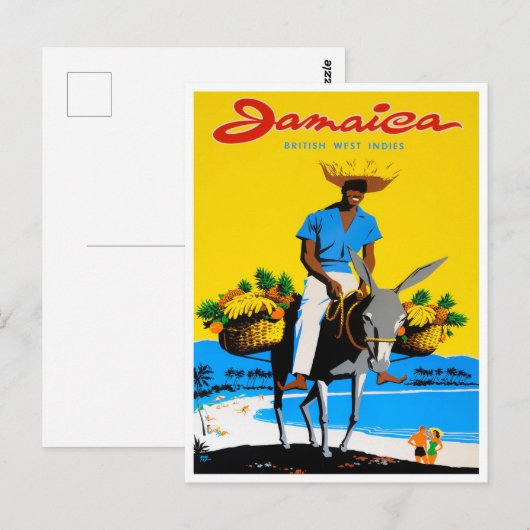 Postkarte für Jamaika (Vorne/Hinten)