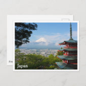 Postkarte für Japan (Vorne/Hinten)