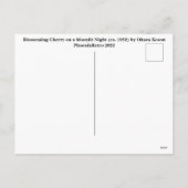 Postkarte für japanische Kunst (Rückseite)