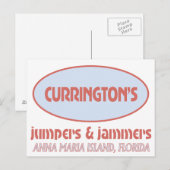 Postkarte für Jumper und Jammers (Vorne/Hinten)