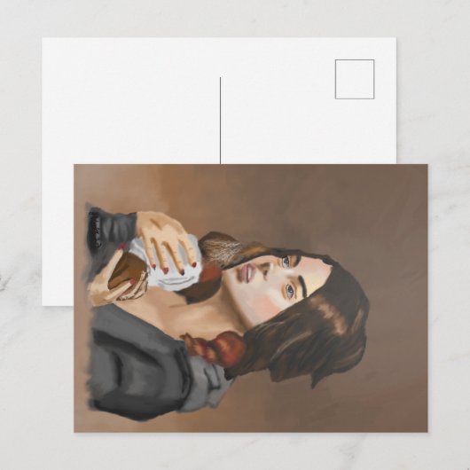 Postkarte für Kaffee (Vorne/Hinten)