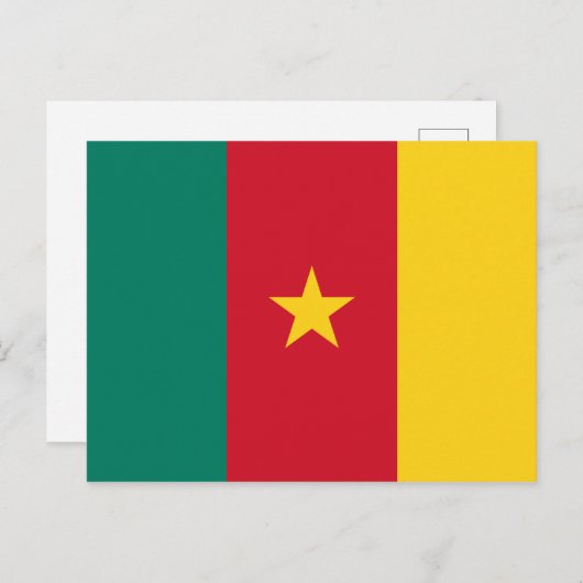 Postkarte für Kamerun (Vorne/Hinten)