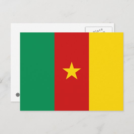 Postkarte für Kamerun (Vorne/Hinten)