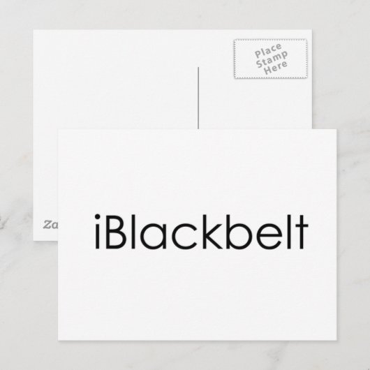 Postkarte für Kampfkunst (Vorne/Hinten)