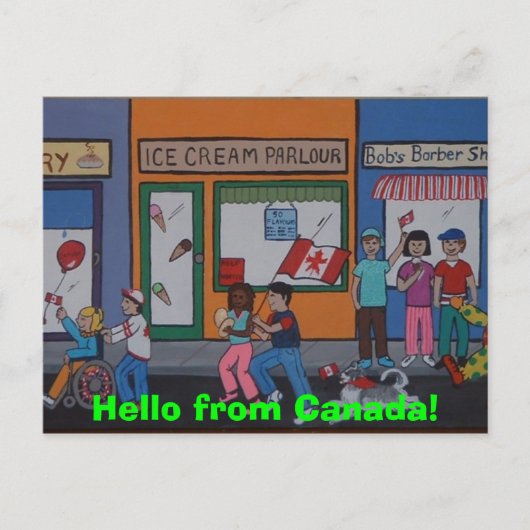 Postkarte für Kanada (Vorderseite)