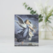 Postkarte für Kinder und Engel (Stehend Vorderseite)