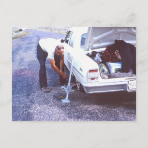 Postkarte für klassische Autos