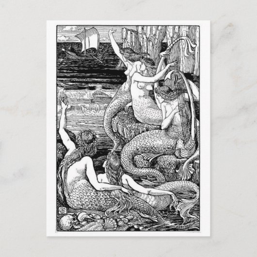 Postkarte für klassische Illustration (Vorderseite)