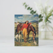 Postkarte für klassische Illustration (Stehend Vorderseite)