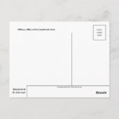 Postkarte für klassische Illustration (Rückseite)