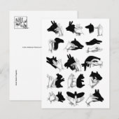 Postkarte für klassische Illustration (Vorne/Hinten)