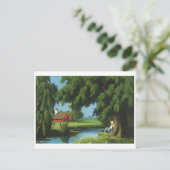 Postkarte für klassische Illustration (Stehend Vorderseite)