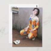 Postkarte für klassische Illustration (Vorne/Hinten)