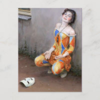 Postkarte für klassische Illustration