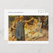 Postkarte für klassische Illustration (Vorne/Hinten)