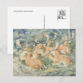 Postkarte für klassische Illustration (Vorne/Hinten)