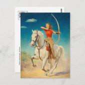 Postkarte für klassische Illustration (Vorne/Hinten)