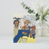 Postkarte für klassische Illustration (Stehend Vorderseite)