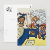 Postkarte für klassische Illustration (Vorne/Hinten)